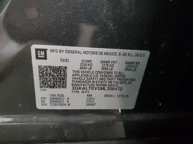 3GKALTEV1ML356472 GMC Terrain Sle