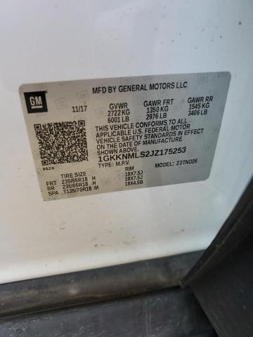 1GKKNMLS2JZ175253 GMC Acadia Slt-1