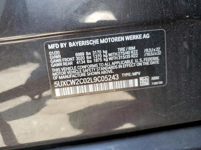 5UXCW2C02L9C05243 BMW X7 Xdrive40i