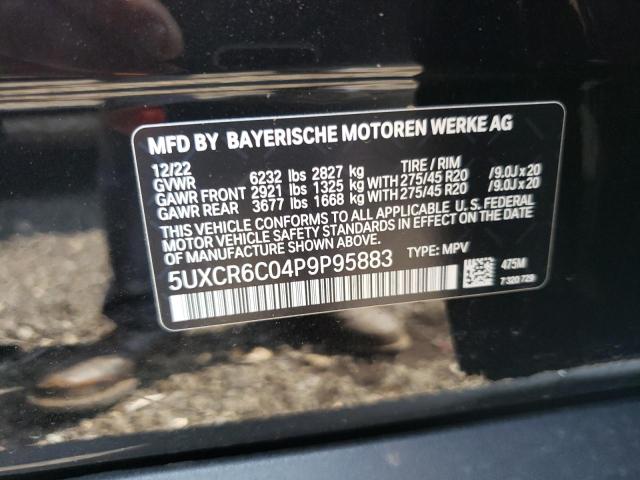 5UXCR6C04P9P95883 BMW X5 Xdrive40i
