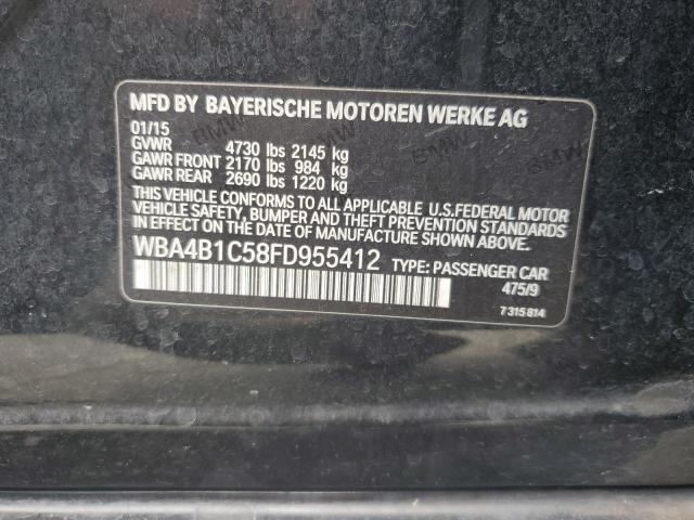 WBA4B1C58FD955412 BMW 435 I Gran Coupe