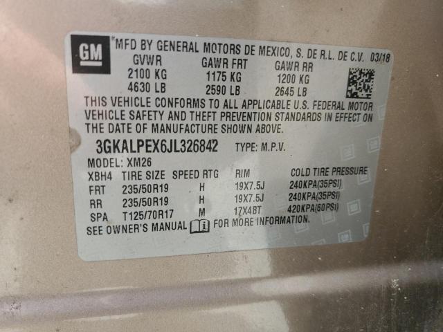 3GKALPEX6JL326842 GMC Terrain Slt
