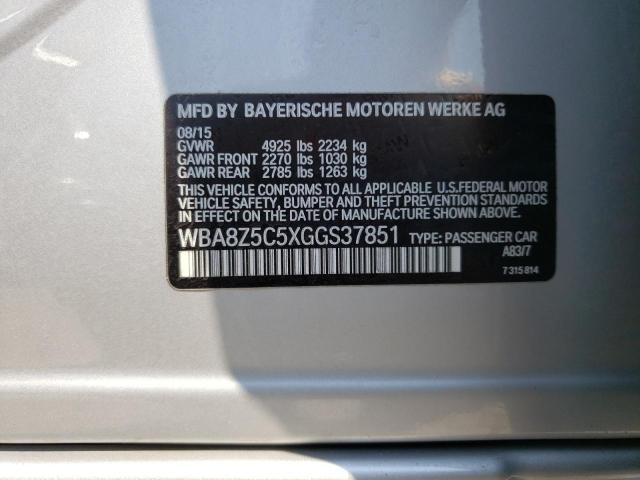 WBA8Z5C5XGGS37851 BMW 328 Xigt Sulev