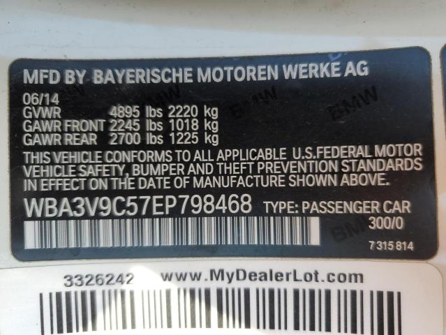 WBA3V9C57EP798468 BMW 428 XI