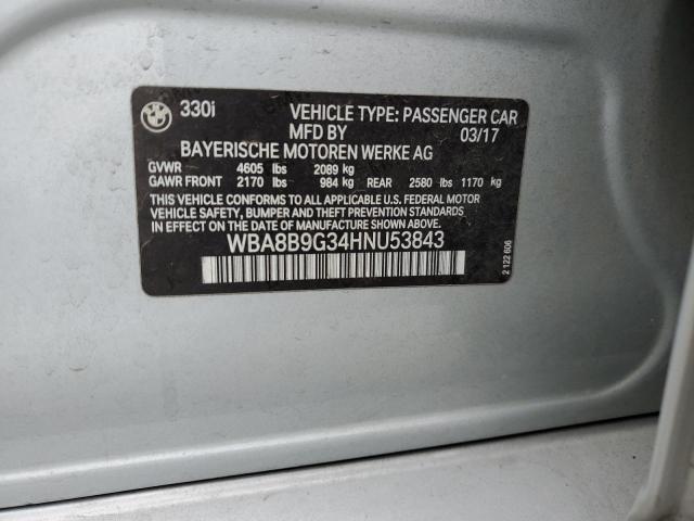WBA8B9G34HNU53843 BMW 330 I