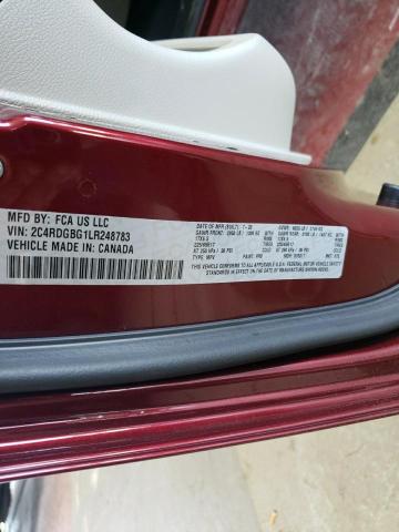 2C4RDGBG1LR248783 Dodge Grand Caravan Se