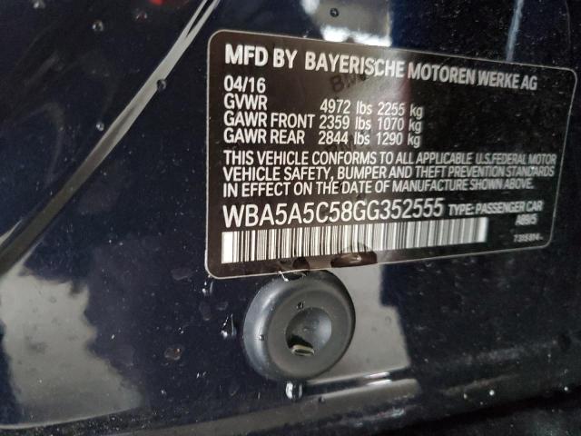WBA5A5C58GG352555 BMW 528 I