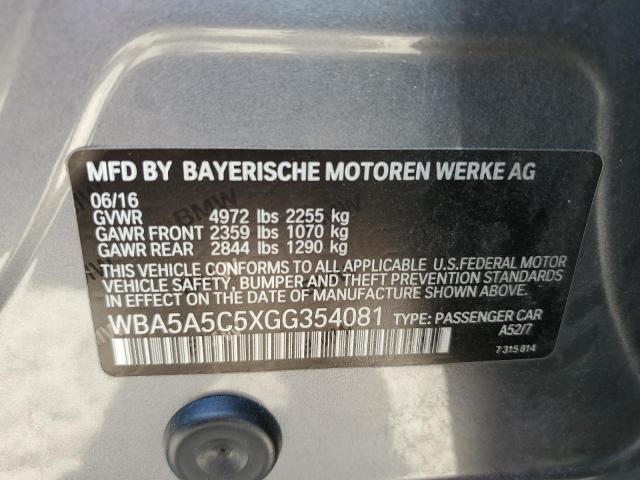 WBA5A5C5XGG354081 BMW 528 I