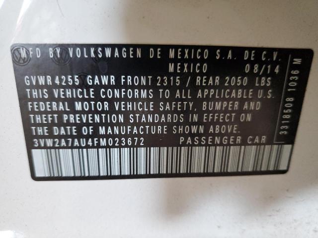 3VW2A7AU4FM023672 Volkswagen Golf Tdi