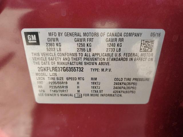 2GKFLRE37G6355732 GMC Terrain Denali