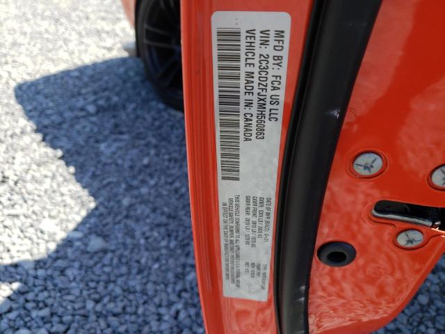 2C3CDZFJXMH560863 Dodge Challenger R/t Scat Pack