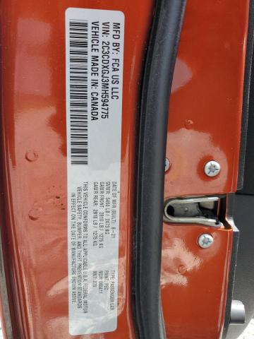 2C3CDXGJ3MH594775 Dodge Charger Scat Pack