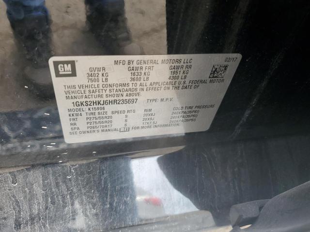1GKS2HKJ6HR235697 GMC YUKON XL DENALI