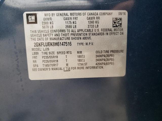 2GKFLUEK8H6147516 GMC Terrain Slt