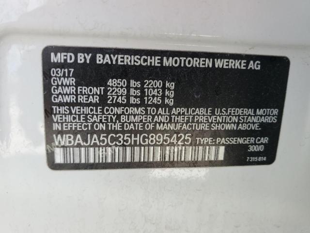 WBAJA5C35HG895425 BMW 530 I