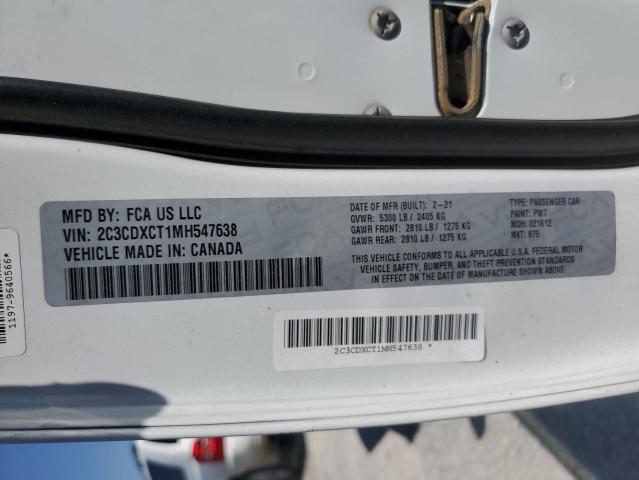 2C3CDXCT1MH547638 Dodge CHARGER R/T