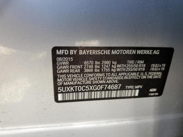 5UXKT0C5XG0F74687 BMW X5 Xdr40e