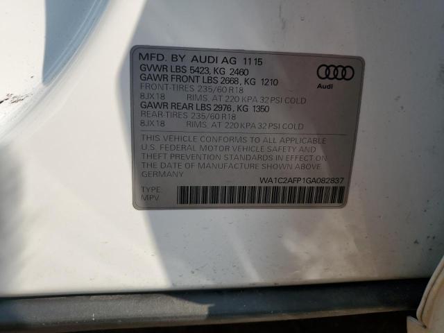 WA1C2AFP1GA082837 Audi Q5 PREMIUM