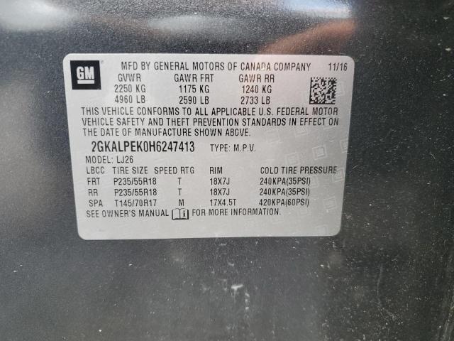 2GKALPEK0H6247413 GMC Terrain Slt