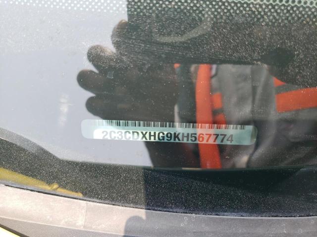 2C3CDXHG9KH567774 Dodge CHARGER GT