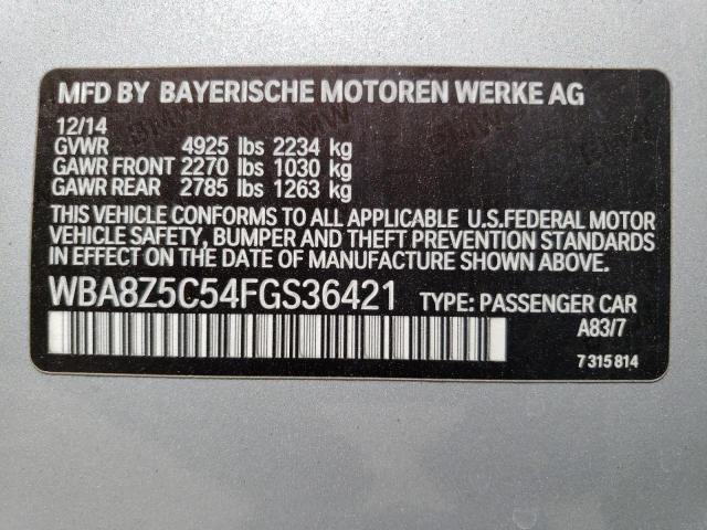 WBA8Z5C54FGS36421 BMW 328 Xigt Sulev