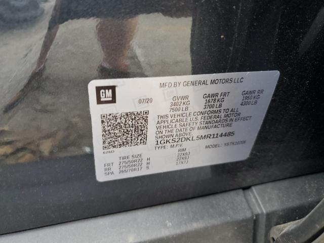 1GKS2DKL5MR114485 GMC YUKON DENALI