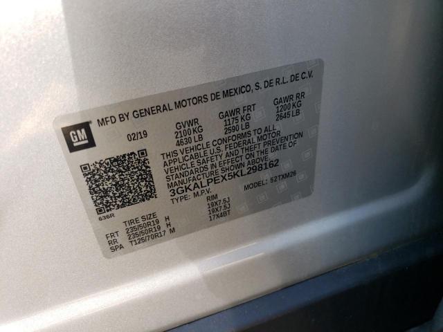 3GKALPEX5KL298162 GMC Terrain Slt