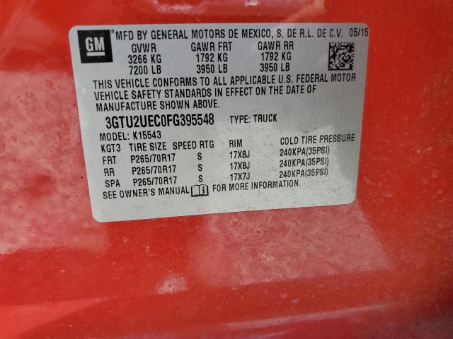 3GTU2UEC0FG395548 GMC Sierra K1500 Sle