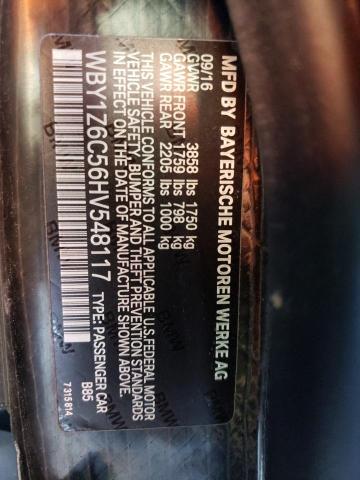 WBY1Z6C56HV548117 BMW I3 Bev