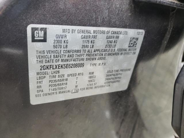 2GKFLXEK5E6208009 GMC Terrain Slt