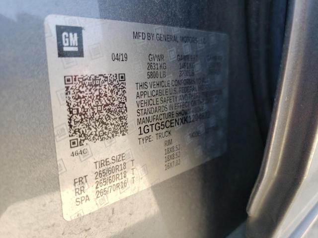 1GTG5CENXK1294672 GMC CANYON SLE