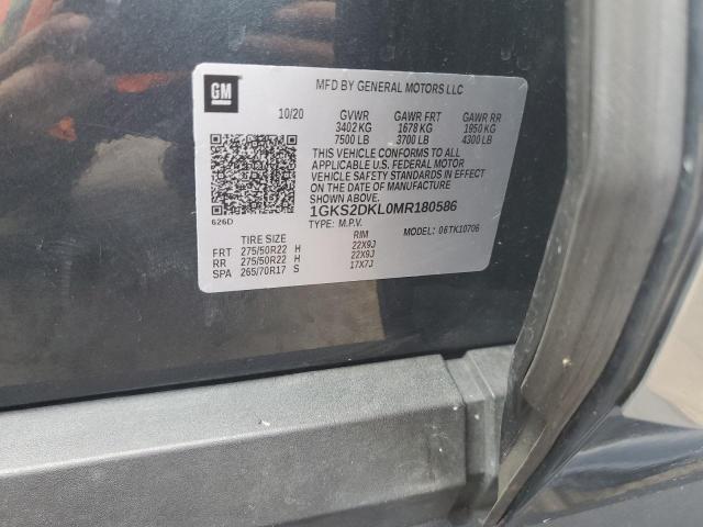 1GKS2DKL0MR180586 GMC YUKON DENALI