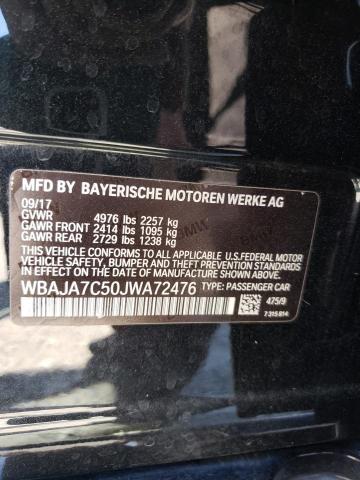 WBAJA7C50JWA72476 BMW 530 XI