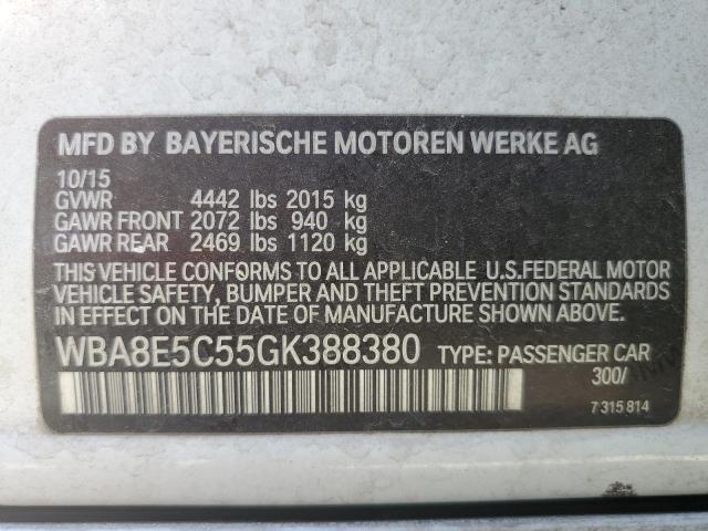 WBA8E5C55GK388380 BMW 328 D