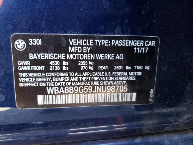WBA8B9G59JNU98705 BMW 330 I