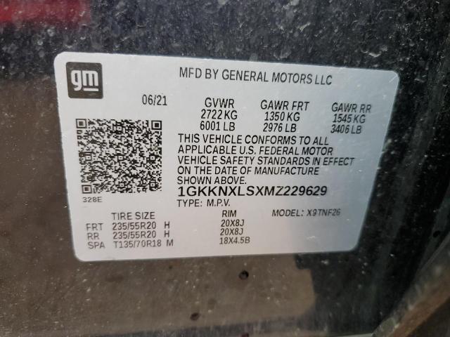 1GKKNXLSXMZ229629 GMC Acadia Denali