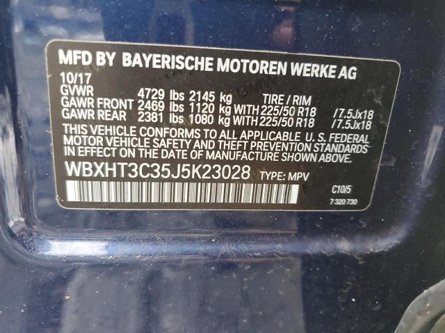 WBXHT3C35J5K23028 BMW X1 Xdrive28i