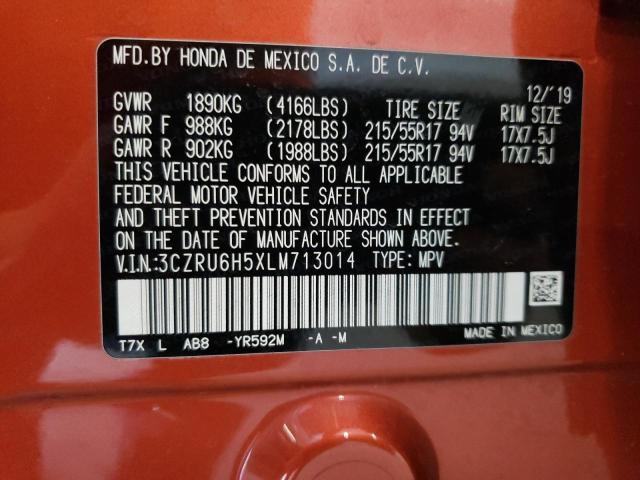 3CZRU6H5XLM713014 Honda HR-V EX
