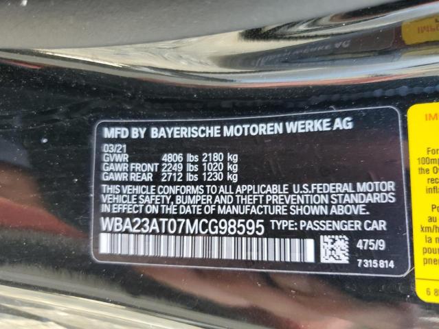 WBA23AT07MCG98595 BMW 430I