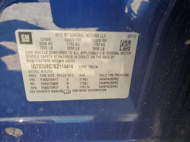 1GTV2UEC7EZ114414 GMC Sierra K1500 Sle