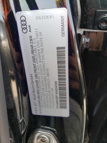 WUABWGFF1KA904399 Audi RS3