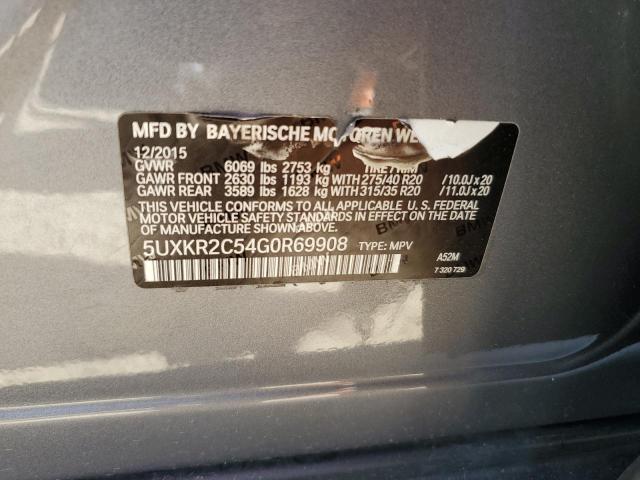 5UXKR2C54G0R69908 BMW X5 Sdrive35i