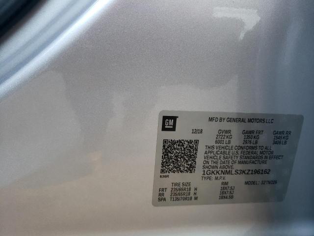 1GKKNMLS3KZ196162 GMC Acadia Slt-1