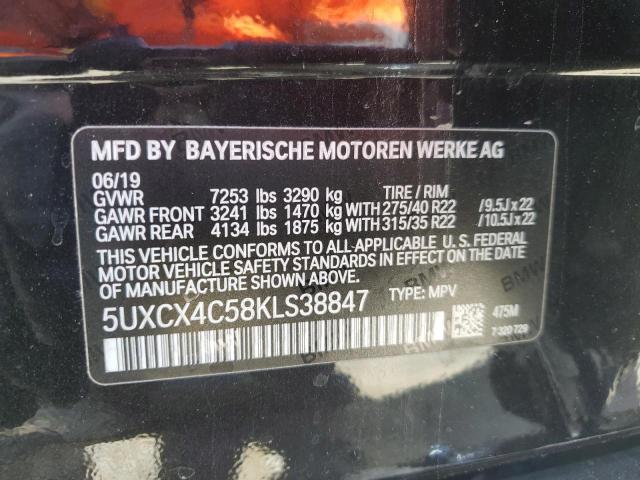 5UXCX4C58KLS38847 BMW X7 Xdrive50i
