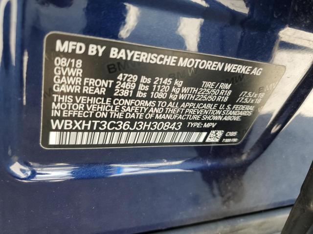 WBXHT3C36J3H30843 BMW X1 Xdrive28i