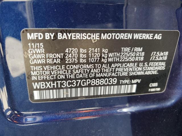 WBXHT3C37GP888039 BMW X1 Xdrive28i