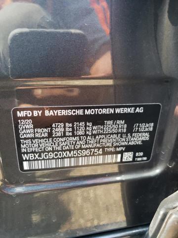 WBXJG9C0XM5S96754 BMW X1 Xdrive28i