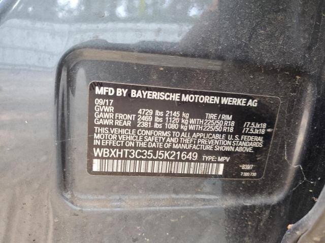 WBXHT3C35J5K21649 BMW X1 Xdrive28i