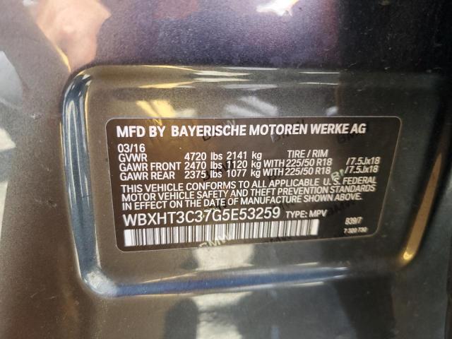 WBXHT3C37G5E53259 BMW X1 Xdrive28i