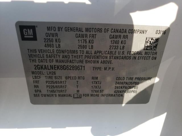 2GKALNEK8G6289671 GMC Terrain Sle